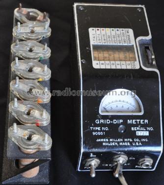 Grid Dip Meter 90651; James Millen Mfg. Co (ID = 1187185) Equipment