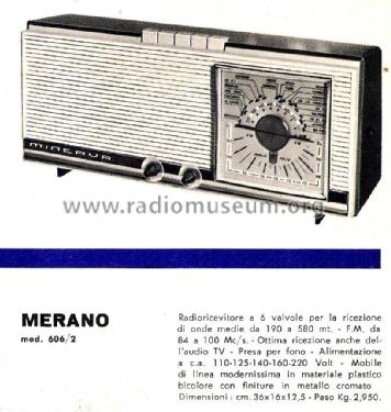 Merano 606/2; Minerva Ital-Minerva (ID = 2049214) Radio