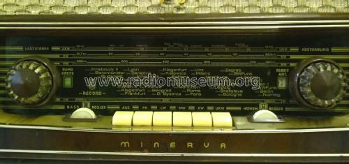 Record W 566; Minerva-Radio (ID = 1988297) Radio