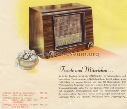 404W; Minerva-Radio (ID = 1270876) Radio