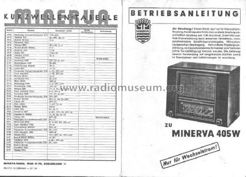 405W; Minerva-Radio (ID = 709322) Radio