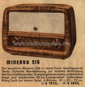 516U; Minerva-Radio (ID = 21271) Radio