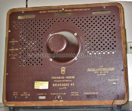 Belvedere 43 578; Minerva-Radio (ID = 152371) Television