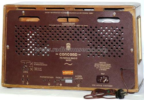 Concord W 567; Minerva-Radio (ID = 1237274) Radio