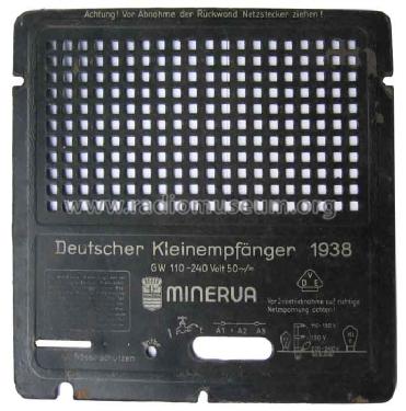 Deutscher Kleinempfänger 1938 DKE 38; Minerva-Radio (ID = 535280) Radio