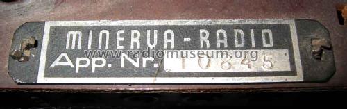 Deutscher Kleinempfänger 1938 DKE 38; Minerva-Radio (ID = 535281) Radio