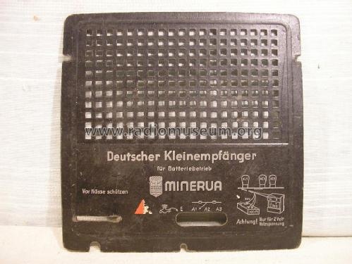 Deutscher Kleinempfänger 1938 für Batteriebetrieb DKE 38 B ; Minerva-Radio (ID = 1292302) Radio