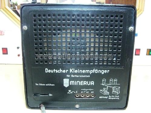 Deutscher Kleinempfänger 1938 für Batteriebetrieb DKE 38 B ; Minerva-Radio (ID = 1386749) Radio
