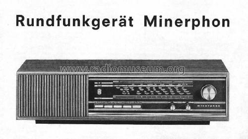 Minerphon ; Minerva-Radio (ID = 140067) Radio