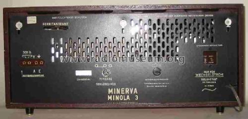 Minola 3 673; Minerva-Radio (ID = 14501) Radio