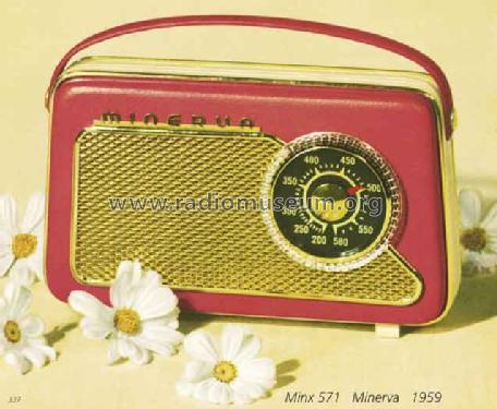 Minx 571M; Minerva-Radio (ID = 2051) Radio