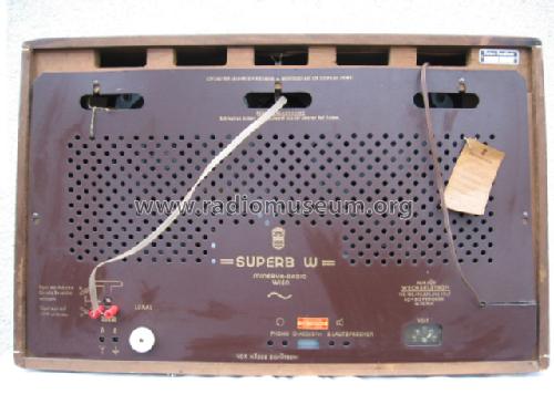 Superb W 549W; Minerva-Radio (ID = 324165) Radio