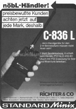 Standard C-836L; Minix, Hannover (ID = 485578) Commercial TRX