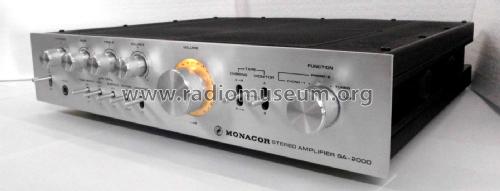HiFi-Stereo-Verstärker SA-2000; Monacor, Bremen (ID = 2411806) Ampl/Mixer