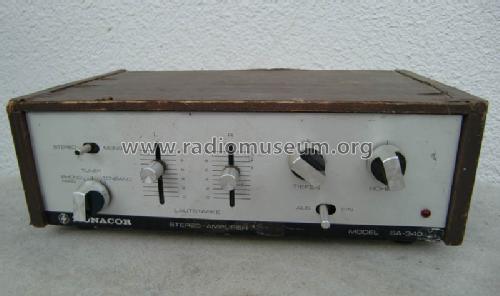 Stereo-Amplifier SA-340; Monacor, Bremen (ID = 660397) Ampl/Mixer