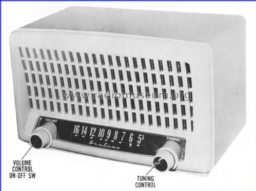 Airline 15BR-1544A Order= 62 C 1544 M; Montgomery Ward & Co (ID = 387237) Radio