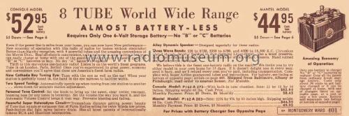 Airline 62-273 'Movie Dial' Order= P162 A 273 ; Montgomery Ward & Co (ID = 1847979) Radio