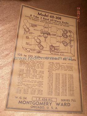 Airline 62-308 'Movie Dial' ; Montgomery Ward & Co (ID = 1280338) Radio