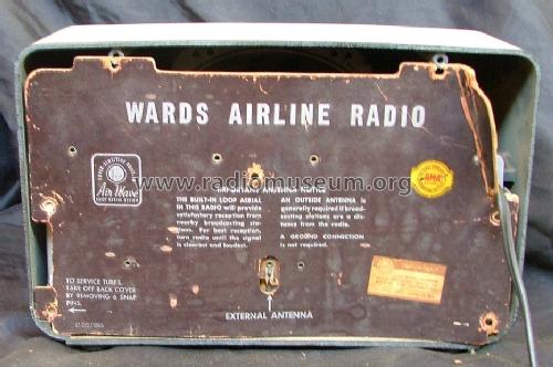 Airline 64BR-1514A Order= 62 C 1514 M; Montgomery Ward & Co (ID = 1460893) Radio