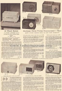 Airline GSE-1622A; Montgomery Ward & Co (ID = 2104919) Radio