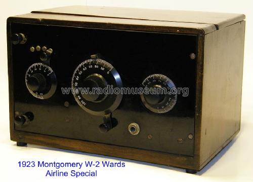 Airline Special 1923/1924 Model W-2; Montgomery Ward & Co (ID = 1300963) Radio