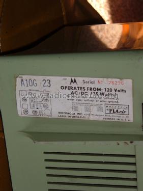 A10G Ch= HS-810; Motorola Inc. ex (ID = 1414656) Radio