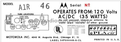 A1R Ch= HS-744; Motorola Inc. ex (ID = 2908627) Radio