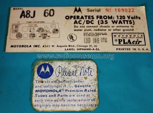 A8J Ch= HS-744; Motorola Inc. ex (ID = 1310402) Radio