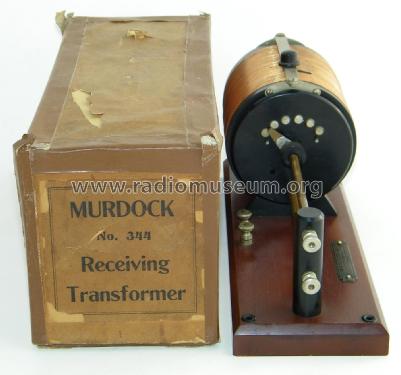 Loose Coupled Receiving Transformer No. 344; Murdock, WM.J. Co.; (ID = 1915894) mod-pre26