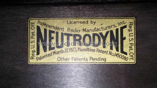 Neutrodyne 100 5 Tube; Murdock, WM.J. Co.; (ID = 807963) Radio