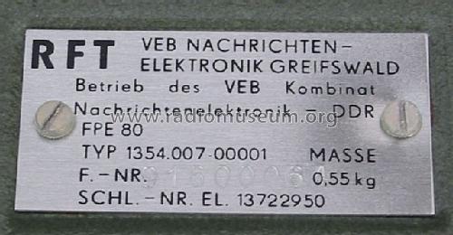 Greif FPE 80; Nachrichtenelektroni (ID = 74851) Amateur-R