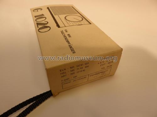 Taschenempfänger MW KW G1020; Nachrichtenelektroni (ID = 2309508) Radio