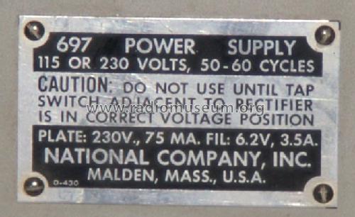 Power Supply 697; National Company; (ID = 965947) Power-S