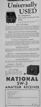 SW-3 Model II ; National Company; (ID = 2661695) Radio