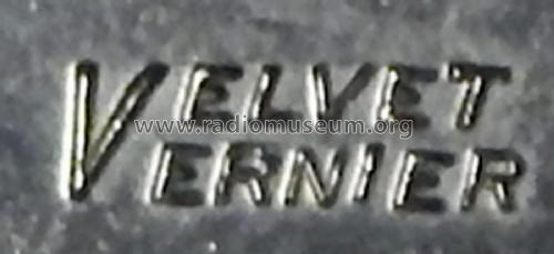 Velvet Vernier Dial A Dial; National Company; (ID = 2051783) Radio part