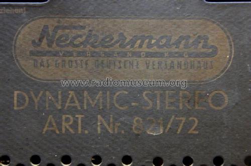 Dynamic-Stereo Ch= 21730 Art.Nr. 821/72; Neckermann-Versand (ID = 923542) Radio