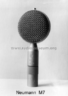 Kondensatormikrofonkapsel M7; Neumann & Co, Georg; (ID = 56264) Microphone/PU