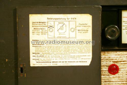 K42N; Nora; Berlin (ID = 242763) Radio