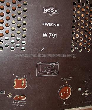 Wien W791; Nora; Berlin (ID = 1377488) Radio