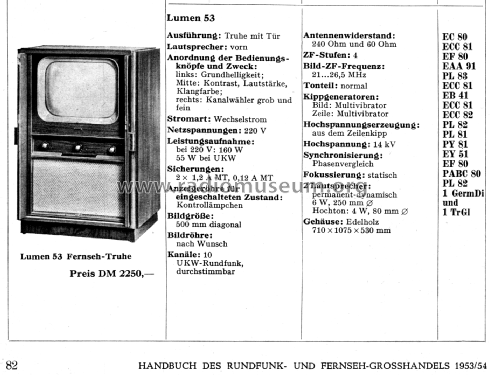 Lumen 53; Nora; Berlin (ID = 3009335) TV Radio