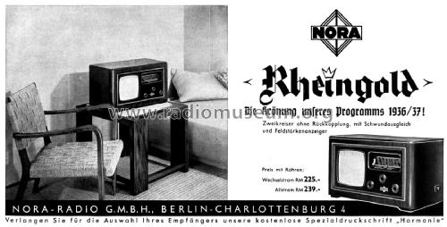Rheingold W26; Nora; Berlin (ID = 2794636) Radio