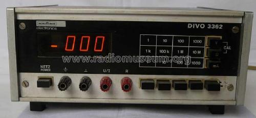 Digitalvoltmeter DIVO 3362; Nordmende, (ID = 1122272) Equipment