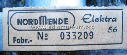 Elektra 56 Ch= 500; Nordmende, (ID = 755802) Radio