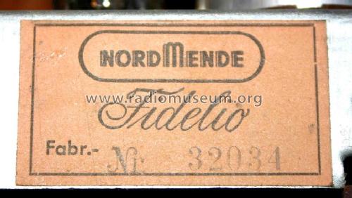 Fidelio Ch= 304; Nordmende, (ID = 577923) Radio