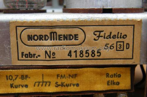 Fidelio 56 3D Ch= 504; Nordmende, (ID = 1037420) Radio