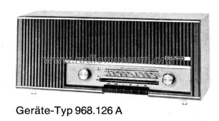 Göteborg 968.126A Ch= 8/123; Nordmende, (ID = 1285240) Radio