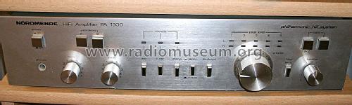 HiFi Amplifier Philharmonic PA-1300; Nordmende, (ID = 1300668) Ampl/Mixer