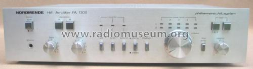 HiFi Amplifier Philharmonic PA-1300; Nordmende, (ID = 471781) Ampl/Mixer