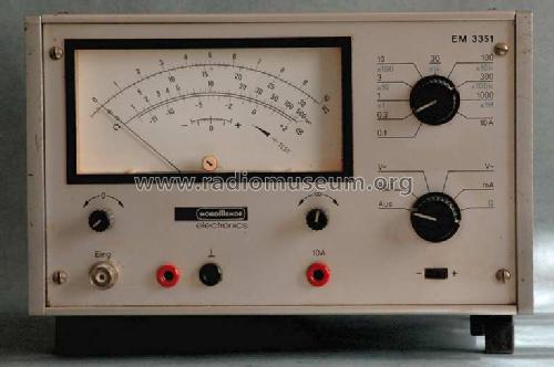 Multimeter EM3351; Nordmende, (ID = 67694) Equipment