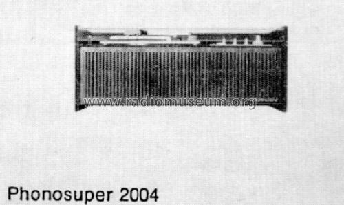 Phonosuper 2004 Stereo S700 Ch= 6/670; Nordmende, (ID = 40626) Radio